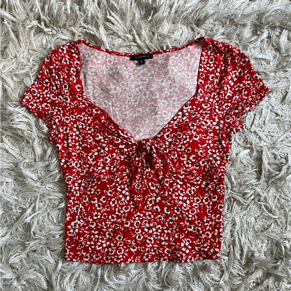 Dynamite Floral Top
